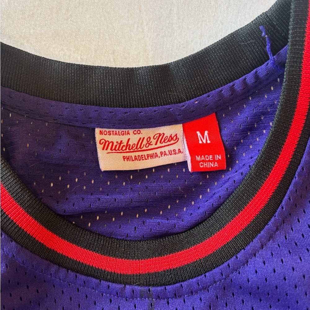 Mitchell & Ness Purple and Red Raptors Jersey - Picture 3 of 4
